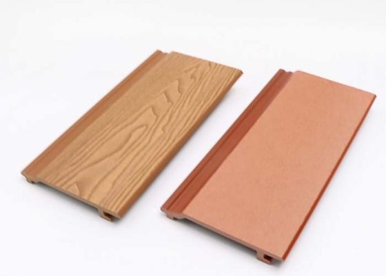 ألوان متعددة HDPE 148x21mm الخارجية WPC لوحة الحائط مواد الديكور