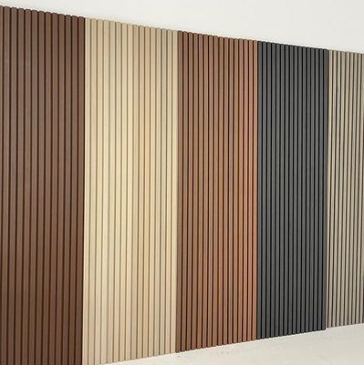 لوحة الجدار الخارجي WPC الخارجية النتوء 219x26mm لوحة الحائط الخارجية