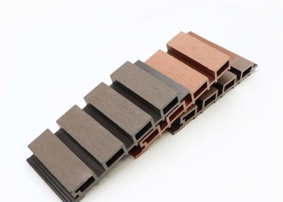 WPC Cladding Wall Panel الخارجي مقاوم للماء لوحة الجدار الكسوة الخارجية