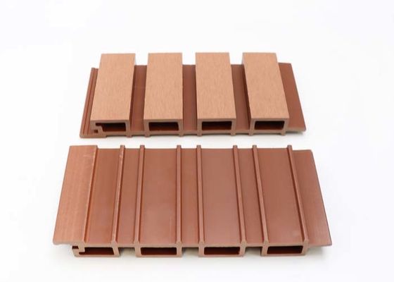 Esay لتثبيت اللوحة الخارجية PS Panel 3D Wood Fluted PS Wall Panel