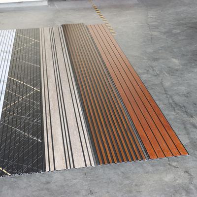 لوحة سقف بي.في.سي الحديثة كلوحة جدارية 3D النسيج لوحة جدار بي.في.سي لغرفة المعيشة غرفة نوم ميزة الجدار