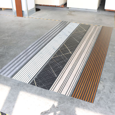 لوحة سقف بي.في.سي الحديثة كلوحة جدارية 3D النسيج لوحة جدار بي.في.سي لغرفة المعيشة غرفة نوم ميزة الجدار