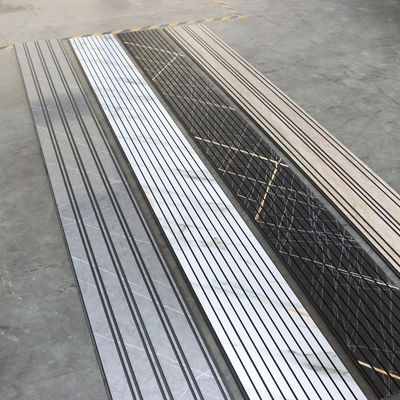 لوحة سقف PVC من نمط الرخام تستخدم كلوحة حائط ديكور حائط فاخر حديث خفيف الوزن بديل لوحة حائط حجرية