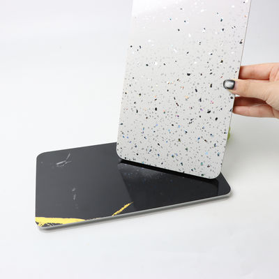 منظمة الصحة البيئية المقاومة للماء لوحة حائط دش PVC سهلة تنظيف السطح