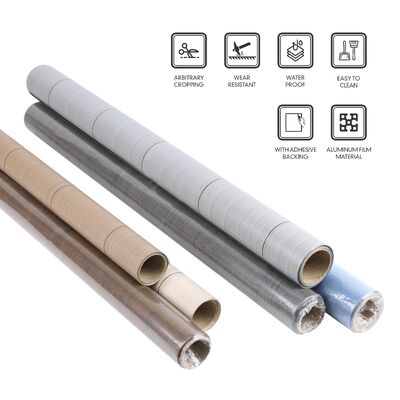 ملصقات بلاط الأرضيات المتينة المقاومة للانزلاق مقاومة للماء سهلة التنظيف لحماية السطح