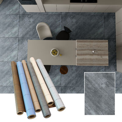 0.5 مم ملصقات أرضية ذاتية اللصق من مادة PVC صديقة للبيئة للديكور