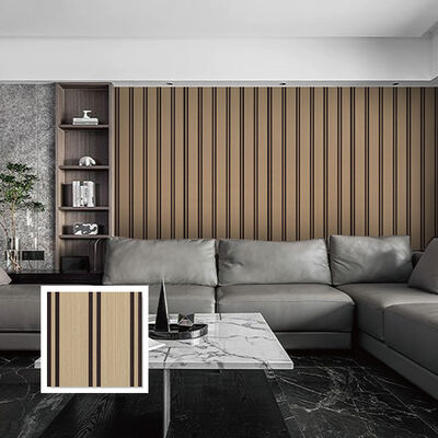 لوحة حائط سقف مخددة PVC مقاومة للرطوبة وسهلة التركيب لتزيين جدران السقف من التصميمات الداخلية الحديثة