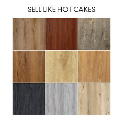 فورمالديهيد E0 SPC الأرضيات PVC مع الحجر الجيري المواد الخام حل الأرضيات متينة متفوقة للتطبيقات التجارية والسكنية