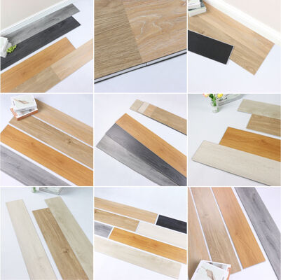 فورمالديهيد E0 SPC الأرضيات PVC مع الحجر الجيري المواد الخام حل الأرضيات متينة متفوقة للتطبيقات التجارية والسكنية