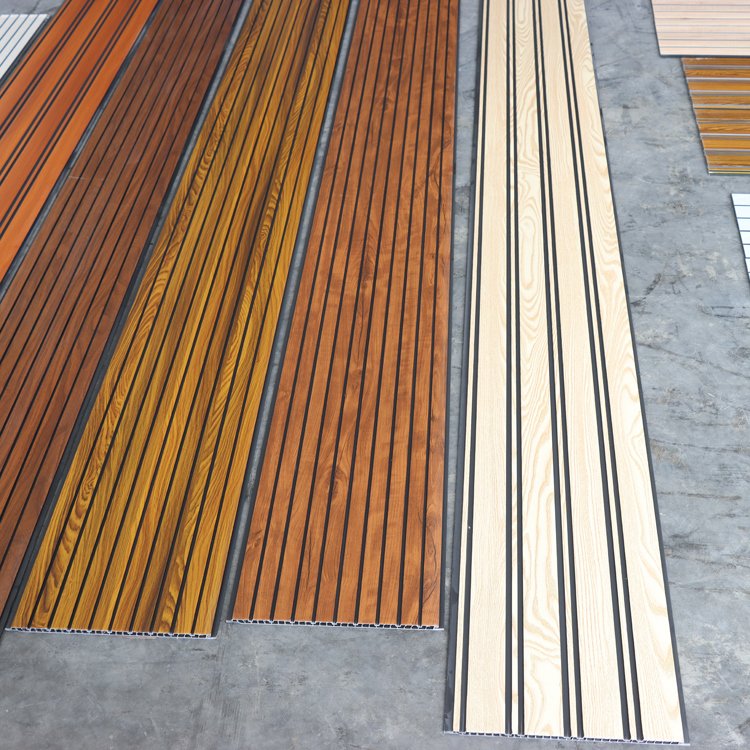 لوحة سقف PVC مع نظام مقطع مخفي للجدار لوحة جدارية غير منسقة نظام جدار سريع التثبيت توفير الوقت والتكلفة