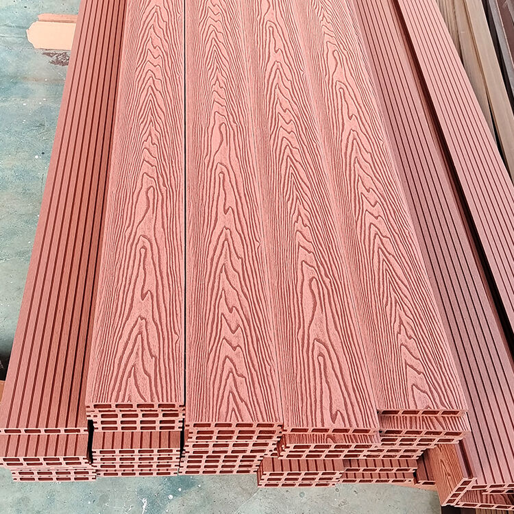 لوحة جدار WPC الخارجية الخشب المركب المقاوم للماء لمشاريع التغطية الجدارية الخارجية والواجهة