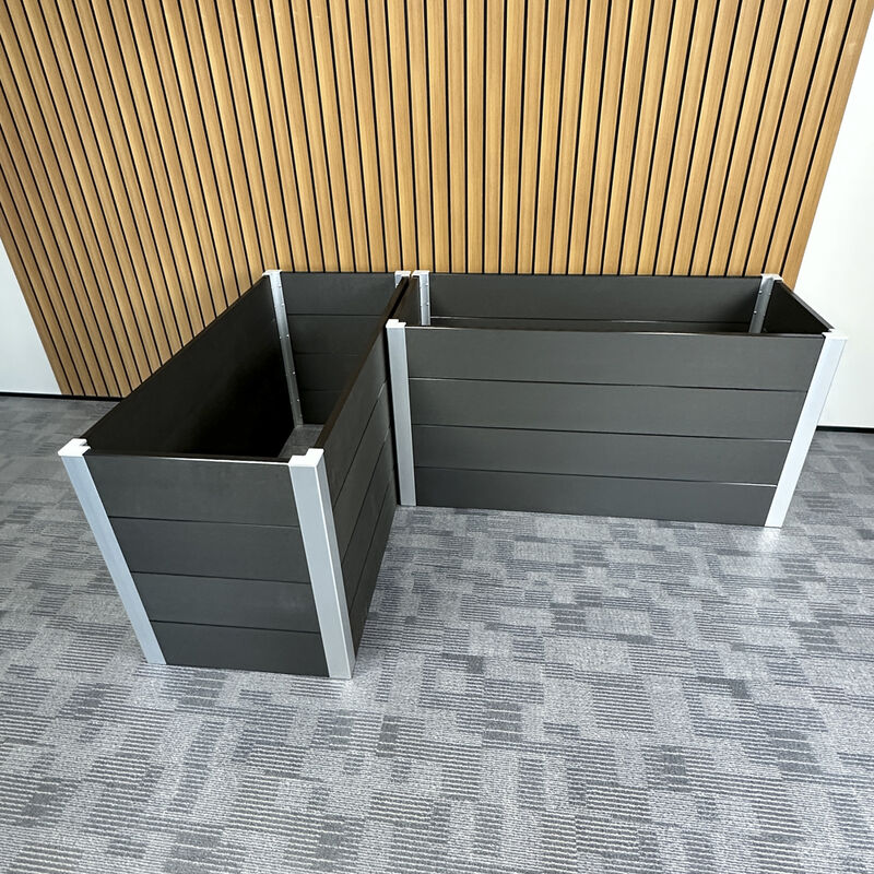 صندوق زرع سرير الحديقة الكبير المرتفع للحديقة الخضراء الزهرة العشبية في الهواء الطلق