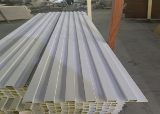 لوح الحائط الخشبي PVC WPC لوح الحائط المخدد WPC 3D Wall Panel