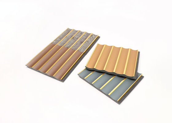 لوحة الجدار البوليسترين PS البوليسترين الداخلية الفاخرة المقاومة للماء 120x12x2900