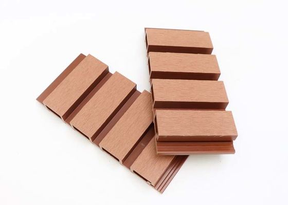 160x24mm الخارجية WPC لوحة الحائط أجوف الخشب البلاستيك المركب لوحة الحائط