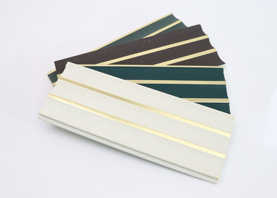 مقاوم للماء 120x12mm PS لوحة الجدار الديكور الداخلي PS الكسوة الجدار محكم
