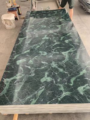 ديكور الجدار الداخلي للماء PVC الأشعة فوق البنفسجية ورقة البلاستيك 1220x2800mm