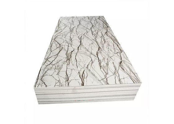 ديكور الجدار الداخلي للماء PVC الأشعة فوق البنفسجية ورقة البلاستيك 1220x2800mm