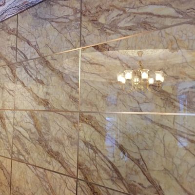 رخام بديل للديكور الداخلي PVC لوح رخام للأشعة فوق البنفسجية 1220x2800x3mm