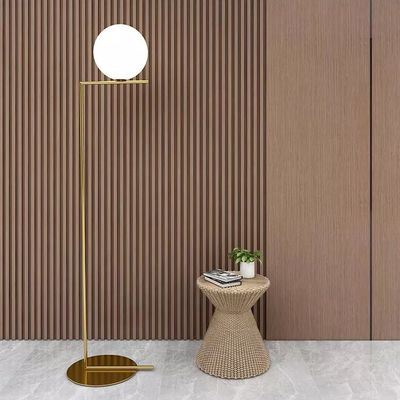 لوحة الحائط الفاخرة البوليسترين فندق تصميم الذهب ورقة الكسوة لوحة الجدار PS