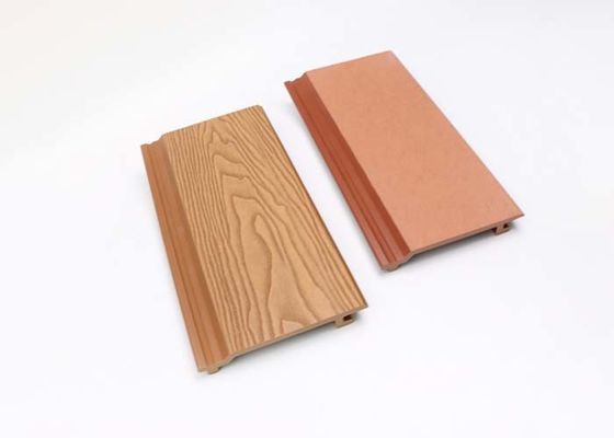 لوحة الحائط الخارجية WPC 219x26mm 2900x216x26mm لوحة الحائط WPC البثق المشترك