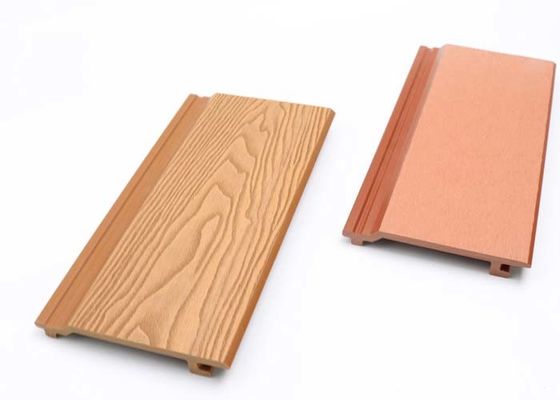 لوحة الحائط الخارجية WPC 219x26mm 2900x216x26mm لوحة الحائط WPC البثق المشترك
