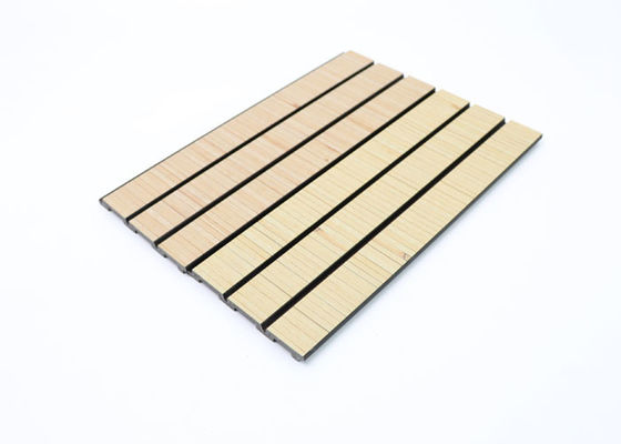 لون خشبي لوحة الحائط الزخرفية Polystyrene 3d Ps مخدد لوحة الحائط Wallboard