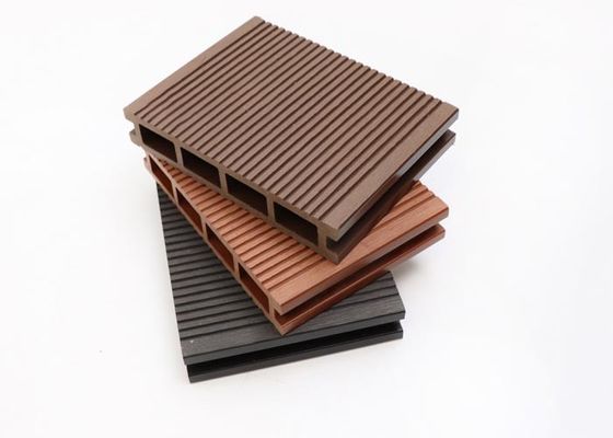 3D تنقش الخشب الحبوب WPC التزيين في الهواء الطلق الأرضيات الخشبية البلاستيكية المركبة