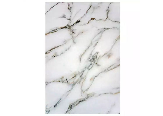 1220x2800x3mm بولي كلوريد الفينيل ورقة الرخام جدار مجلس الأشعة فوق البنفسجية الزخرفية للمملكة العربية السعودية