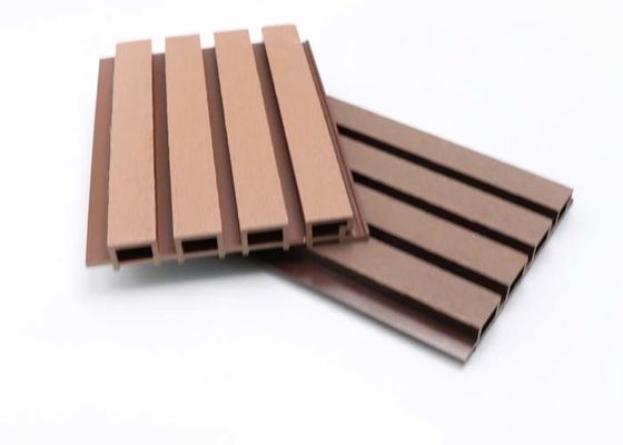 219x26mm WPC جدار الكسوة الخارجية WPC لوحة الحائط الخارجية 2.8m