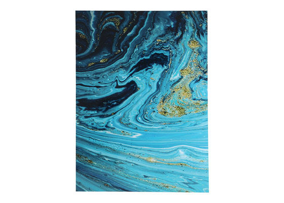 لوح الرخام PVC UV 1220x2800mm ديكور الجدار الداخلي مقاوم للماء
