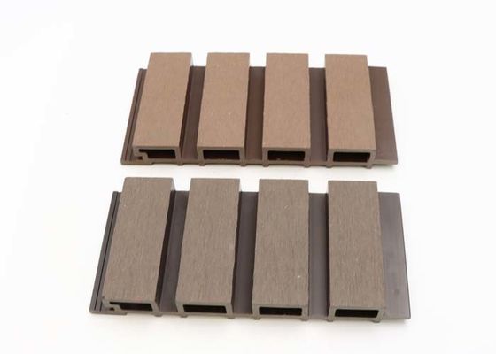 متعددة الألوان HDPE 219x26mm WPC مواد الديكور الخارجي الجدار الكسوة