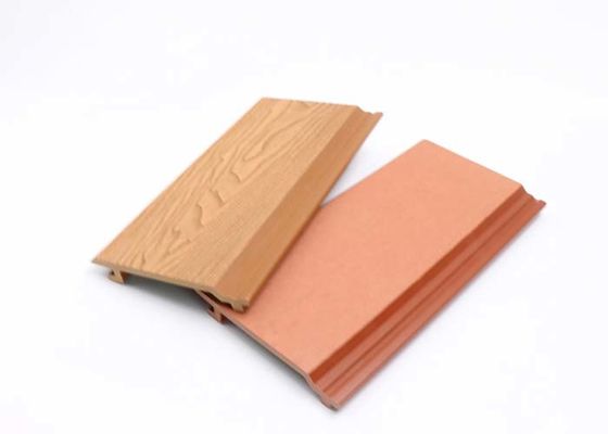 ألوان متعددة HDPE 148x21mm الخارجية WPC لوحة الحائط مواد الديكور