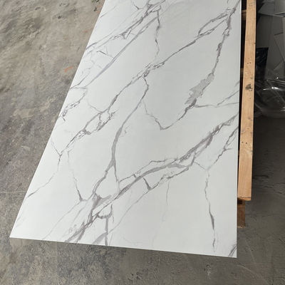 مقاوم للماء 1220x2440 1220x2800 جدار ديكور PVC ورقة تصميم الرخام