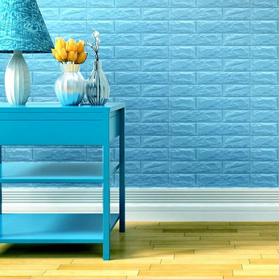 3D PE رغوة خلفيات ذاتية اللصق للجدران للديكور المنزل