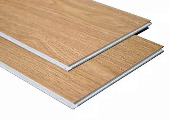 180x1220x4mm Wood Grain انقر فوق SPC Flooring أرضيات PVC البلاستيكية المقاومة للماء