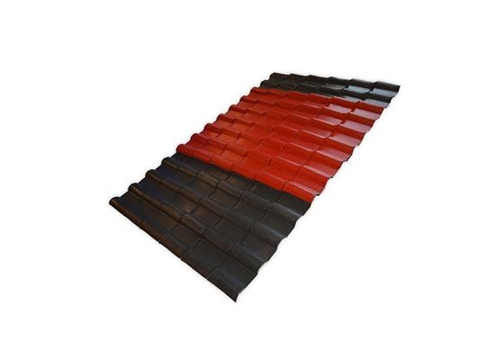 ASA الاصطناعية الراتنج PVC سقف البلاط المموج صفائح التسقيف البلاستيكية UPVC