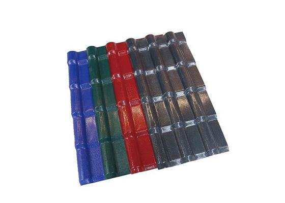 ASA الاصطناعية الراتنج PVC سقف البلاط المموج صفائح التسقيف البلاستيكية UPVC