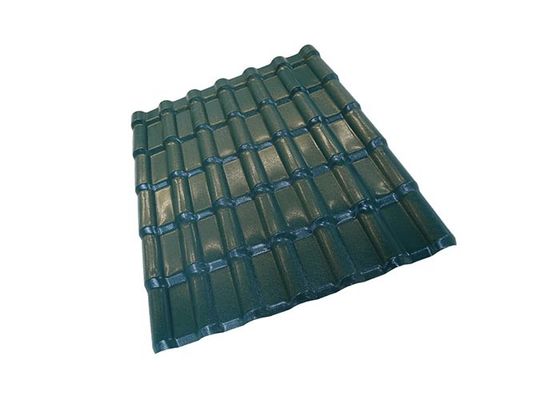 ASA الاصطناعية الراتنج PVC سقف البلاط المموج صفائح التسقيف البلاستيكية UPVC