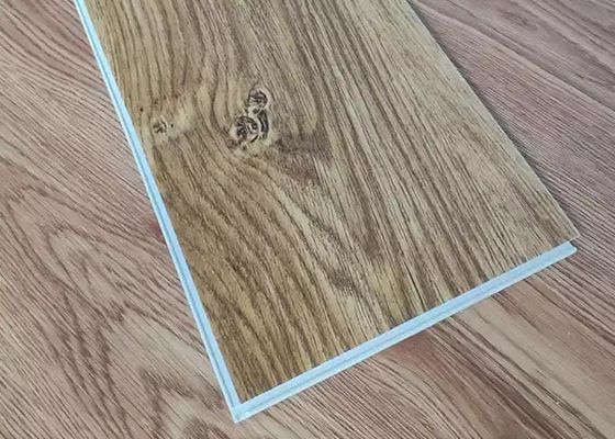 مقاوم للحريق مقاوم للماء خشبي اللون PVC قفل الأرضيات للديكور المنزل
