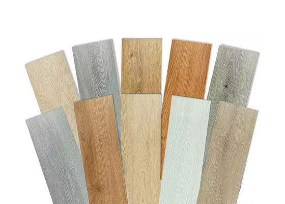 الخشب الملمس الفينيل اللوح SPC الأرضيات 1220x180mm حجر البلاستيك الأساسية الاصطناعية انقر