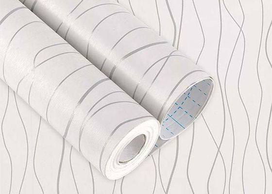 دائم للماء دائم لاصق PVC لفات ورق الحائط تزيين المنزل