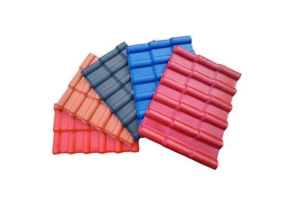 البلاستيك المركب PVC بلاط السقف الأحمر الديكور في الهواء الطلق مقاومة للحريق