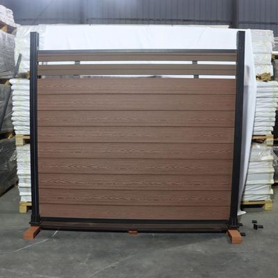 مقاوم للماء WPC Fence Board التثبيت السريع انقر فوق النظام للخارجية