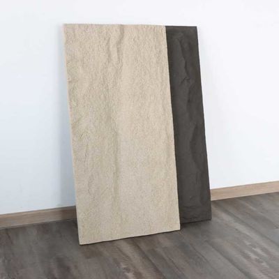 لوح سميك من حجر البولي يوريثان سهل التركيب لتزيين الجدران 120 * 60 سم 3 سم