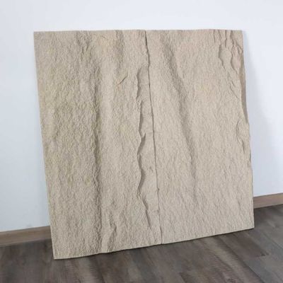 داخلي فاخر بو فو حجر الجدار لوحة مقاوم للماء 3D ديكور 100 مم