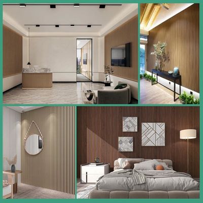لوحة الحائط الصوتية المخصصة 100 ٪ بوليستر + MDF مع عازل للصوت