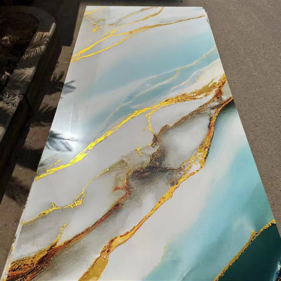 1220*2440mm 3D الطباعة الرقمية UV ورق الرخام UV لوحات للكاميرا