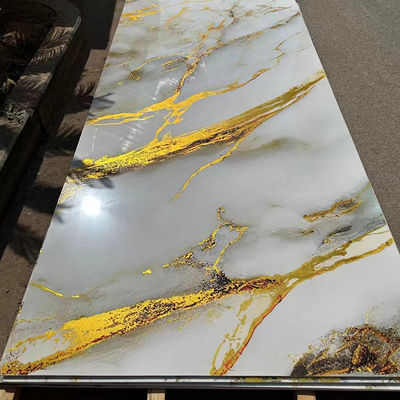 1220*2440mm 3D الطباعة الرقمية UV ورق الرخام UV لوحات للكاميرا