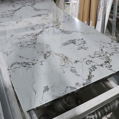 1220*2440mm 3D الطباعة الرقمية UV ورق الرخام UV لوحات للكاميرا